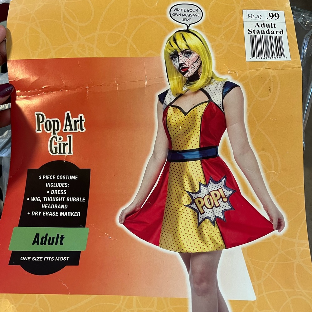 Women Halloween Costume - POP ART GIRL